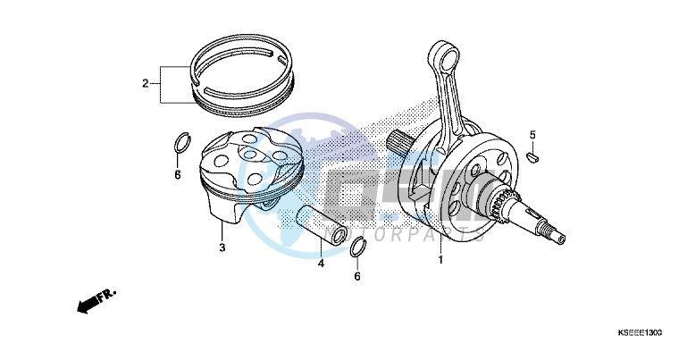 CRANKSHAFT/PISTON