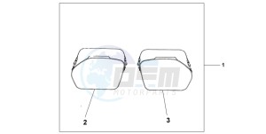 SH150S 125 drawing INNERBAG TOPBOX