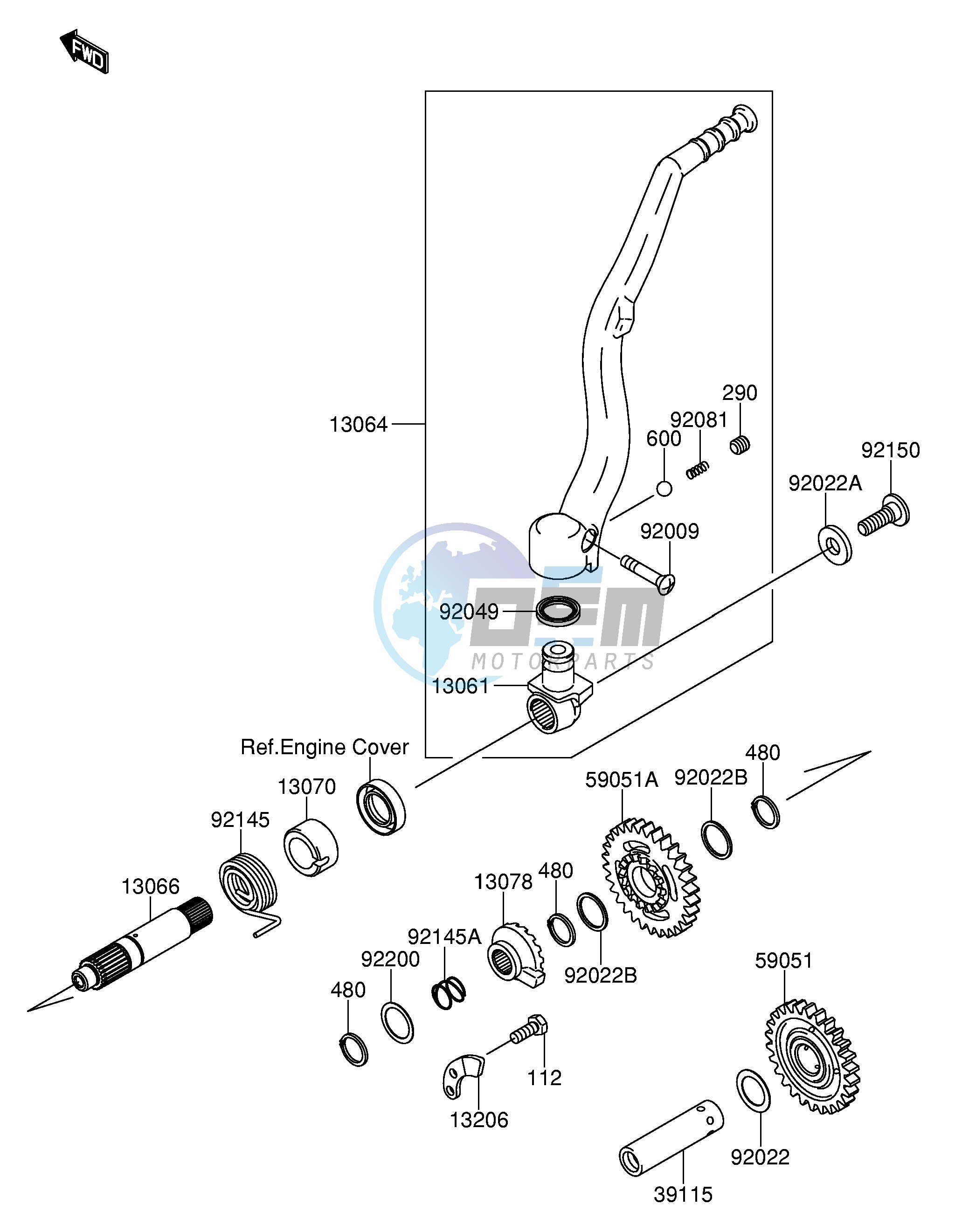 KICKSTARTER MECHANISM