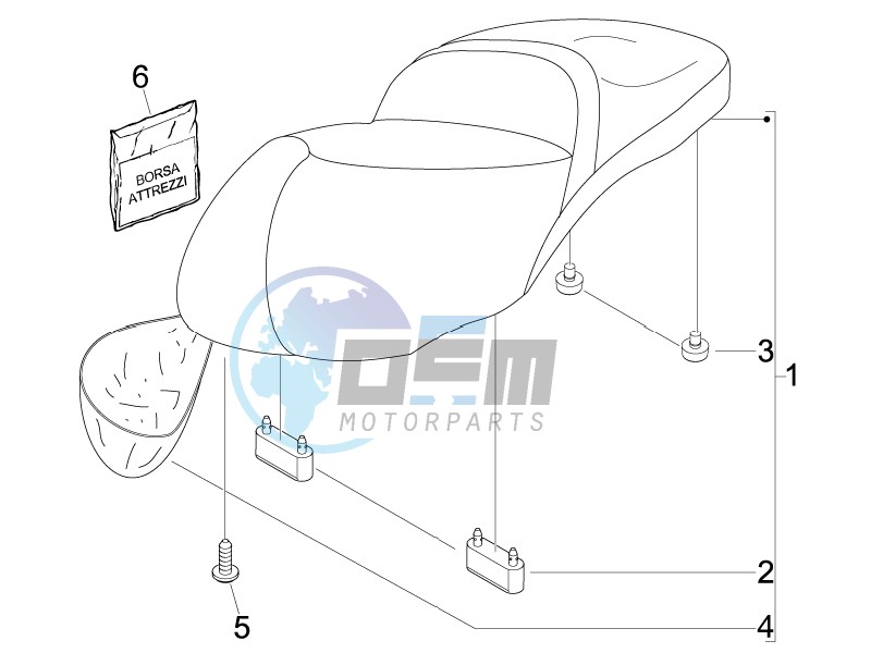 Saddle seats - Tool roll