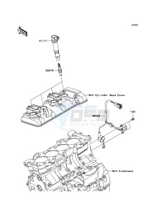 NINJA_ZX-6R ZX600P7F FR GB XX (EU ME A(FRICA) drawing Ignition System