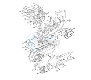 YW BW'S 125 drawing CRANKCASE