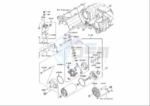 ZRX S 1200 (EU) drawing STARTING MOTOR