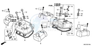 VT750C2BB Shadow E drawing CYLINDER HEAD COVER