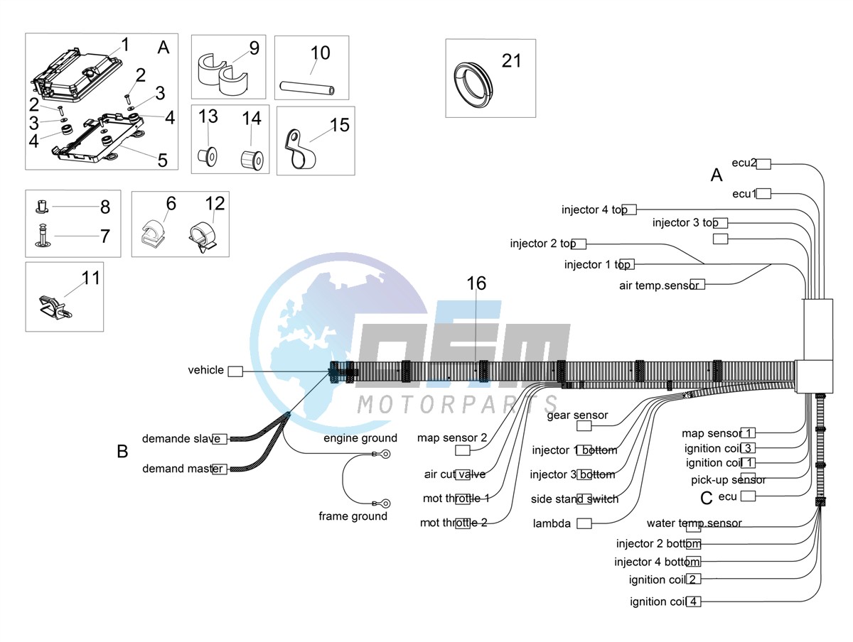 Central electrical system