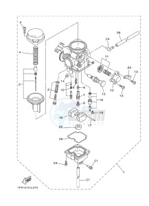 FZ8-S FZ8 FAZER 800 (4P2K 4P2L 4P2M) drawing CARBURETOR