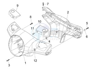 GTS 300 ie Super USA drawing Handlebars coverages