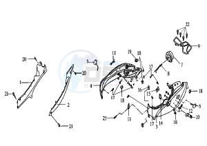 FIDDLE - 50 cc drawing SIDE COVERS