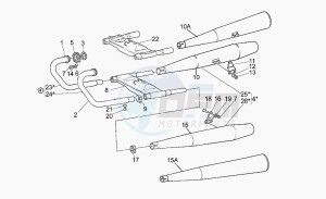 California 1100 Jackal Jackal drawing Exhaust unit