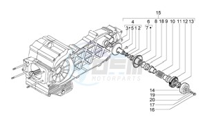 Beverly 500 drawing Driven pulley