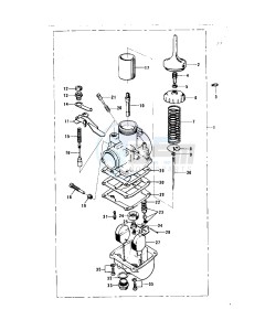 F11 M 250 drawing CARBURETOR -- 73 F11M- -