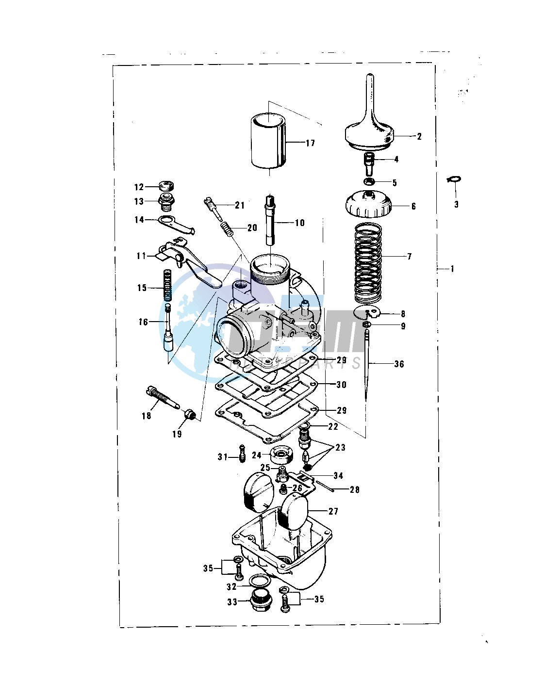 CARBURETOR -- 73 F11M- -