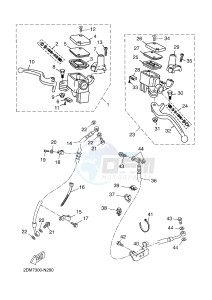 YP250R X-MAX 250 (2DL8 2DL8 2DL8 2DL8) drawing FRONT MASTER CYLINDER