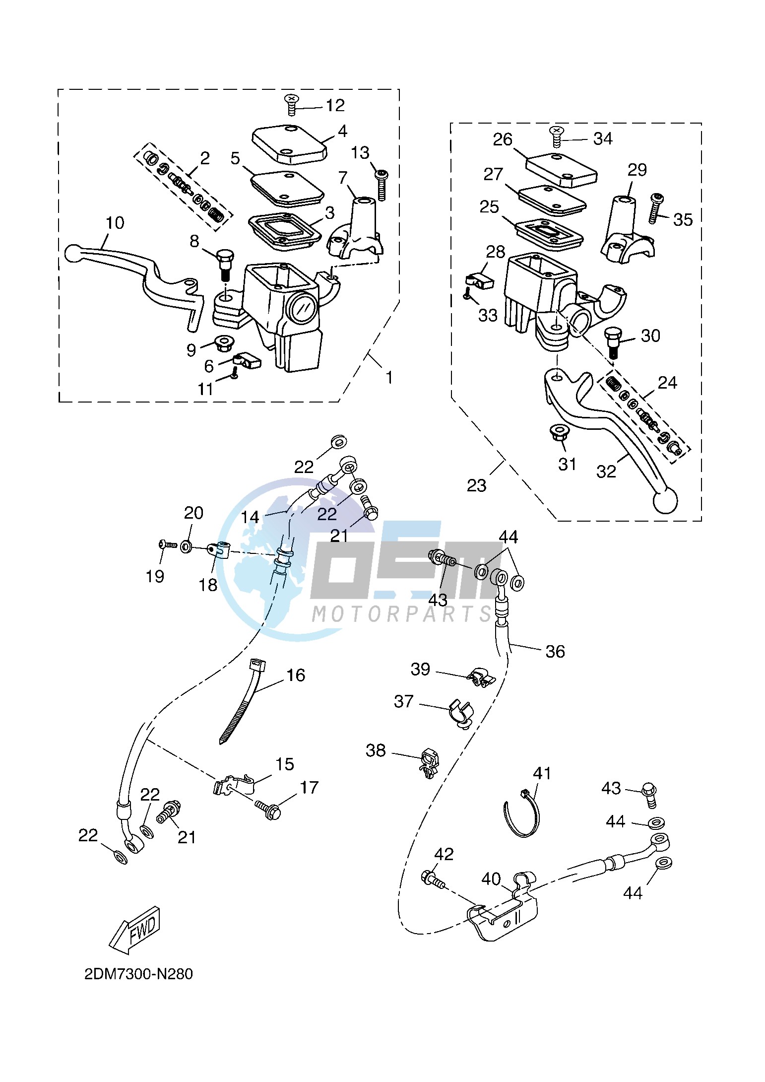 FRONT MASTER CYLINDER