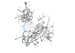 YP E MAJESTY 180 drawing CRANKCASE