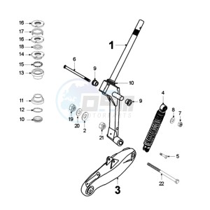 FIGHT LC FR drawing FRONT FORK / STEERINGHEAD