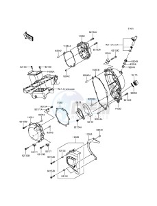 NINJA ZX-10R ZX1000JFFA FR XX (EU ME A(FRICA) drawing Engine Cover(s)