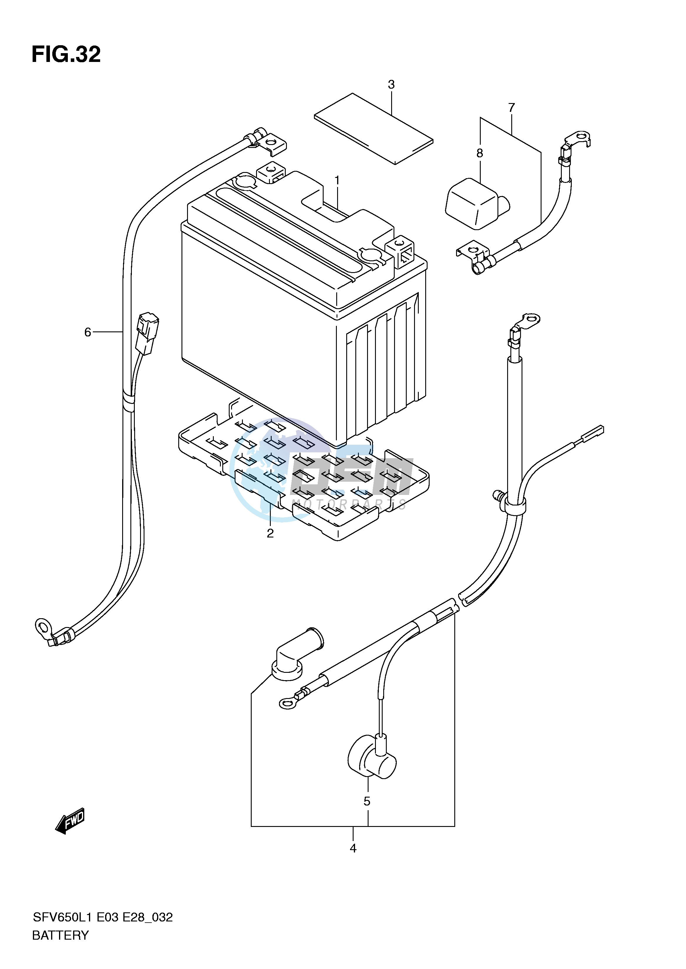 BATTERY (SFV650AL1 E28)