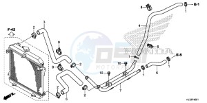 SXS700M2H Europe Direct - (ED) drawing WATER PIPE/WATER HOSE