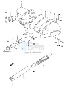 AY50 (P19) katana drawing AIR CLEANER