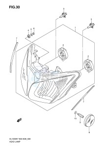 DL1000 (E3-E28) V-Strom drawing HEADLAMP