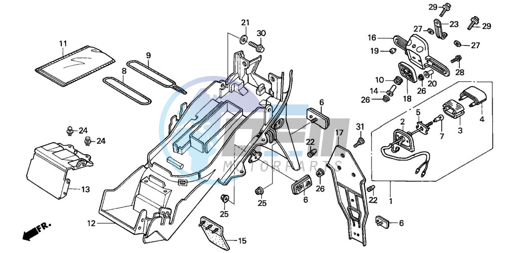 REAR FENDER  (2)