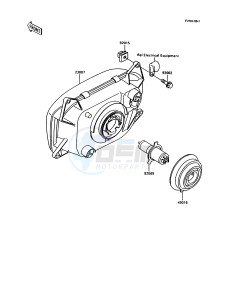 ZX 600 C [NINJA 600R] (C10) [NINJA 600R] drawing HEADLIGHT-- S- -