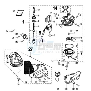 FIGHT XA EU drawing CARBURETTOR