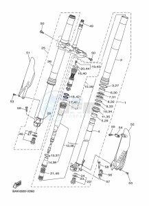 WR250F (BAKJ) drawing FRONT FORK