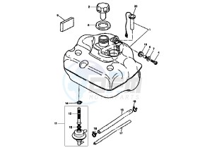 BW'S NEXT GENERATION CAT. 50 drawing FUEL TANK