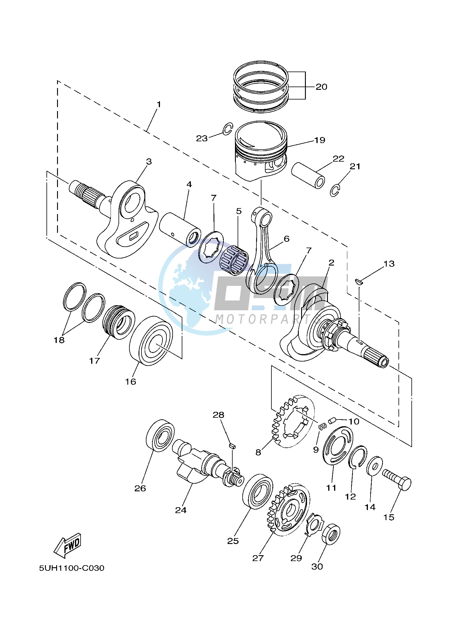 CRANKSHAFT & PISTON