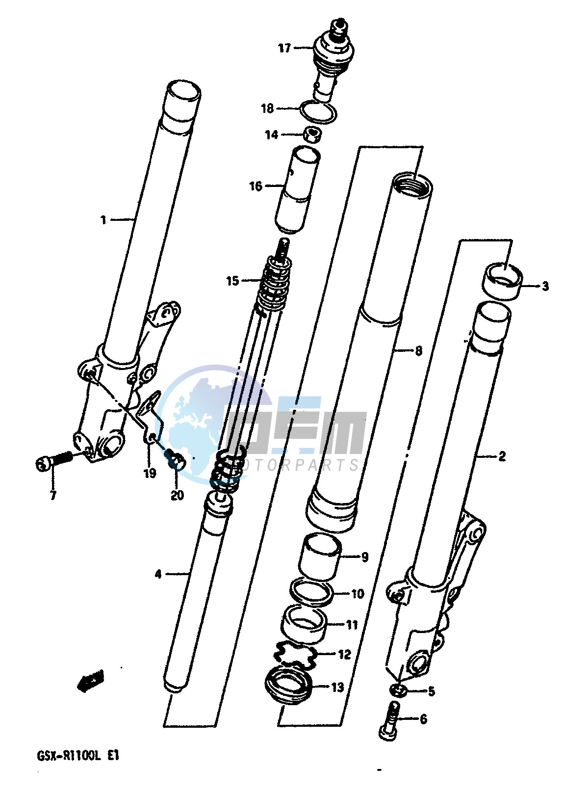 FRONT DAMPER (MODEL L)