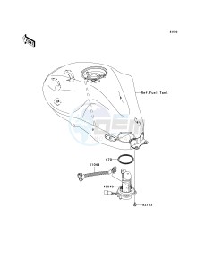 ER 650 A [ER-6N (AUSTRALIAN] (A6F-A8F) A6F drawing FUEL PUMP