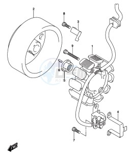 GSX-R125 drawing MAGNETO