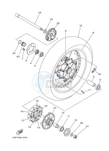 XT1200ZE SUPER TENERE ABS (2KB4) drawing REAR WHEEL