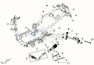 FIDDLE II 125S drawing FRAME