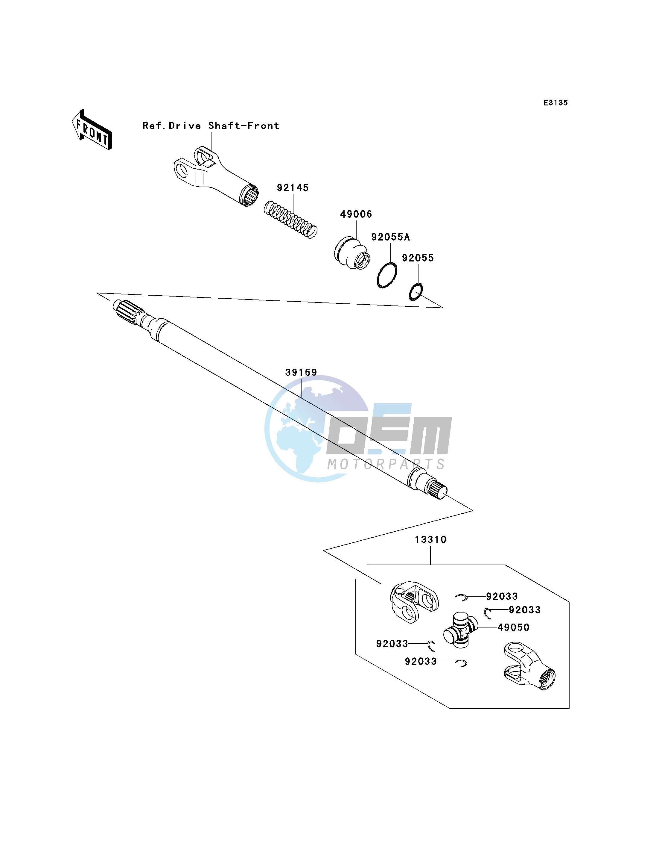 DRIVE SHAFT-PROPELLER