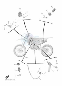 YZ250F (B7BB) drawing ELECTRICAL 1