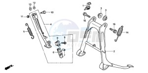 CBX750P2 drawing STAND