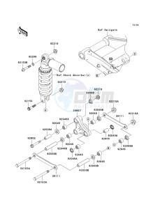 ZR 1000 B [Z1000 EUROPEAN] (B7F-B9F) 0B9F drawing SUSPENSION