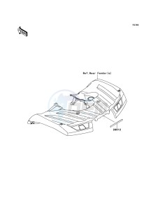 KVF750_4X4_EPS KVF750GCF EU GB drawing Reflectors(EU,UK)