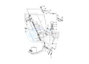 FZ6 FAZER 600 drawing REAR MASTER CYLINDER