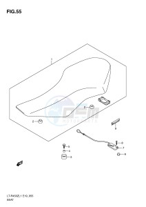 LT-R450 (E19) drawing SEAT (LT-R450ZL1 E19)