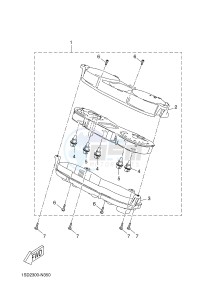 YP400RA X-MAX 400 ABS X-MAX (1SDA 1SDA 1SDA 1SDA) drawing METER