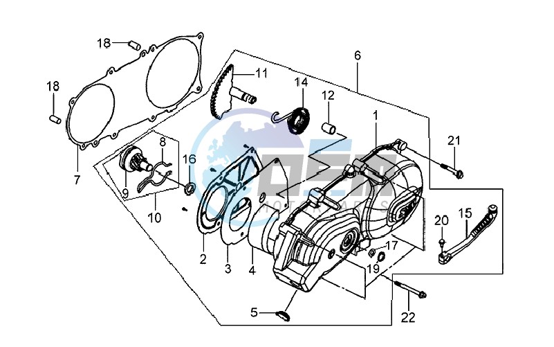 CRANKCASE LEFT