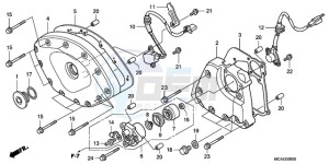 GL18009 Australia - (U / AB NAV) drawing FRONT COVER/TRANSMISSION COVER