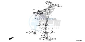 TRX420FMD TRX420 Europe Direct - (ED) drawing STEERING SHAFT (STD)