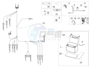 RSV4 1100 RACING FACTORY E4 ABS (EMEA-GSO) drawing Rear electrical system