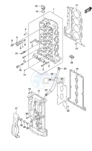 DF 90A drawing Cylinder Head