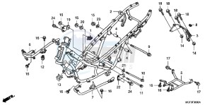 FJS600AB SilverWing ED drawing FRAME BODY